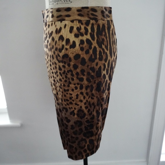Dolce & Gabbana Animal Print Knee Length Straight - Picture 4 of 6